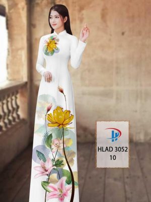 Vải Áo Dài Hoa Ly AD HLAD3052 42